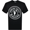 Versace Jeans Couture Relaxed Fit T Shirt Black In Black