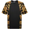 Versace Jeans Couture Relaxed Fit T Shirt Black In Black