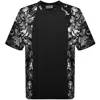 Versace Jeans Couture Relaxed Fit T Shirt Black In Black