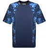 Versace Jeans Couture Relaxed Fit T Shirt Navy In Blue