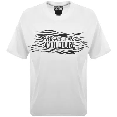 Versace Jeans Couture Relaxed Fit T Shirt White