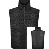 Versace Jeans Couture Reversible Gilet Black In Black