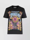Versace Jeans Couture Fitted T-shirt With Graphic Print And Classic Silhouette