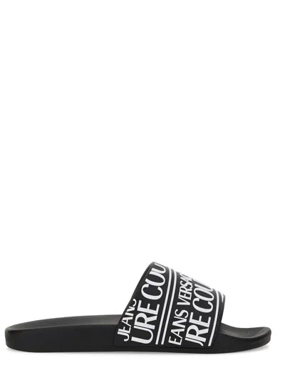 VERSACE JEANS COUTURE SANDAL WITH LOGO