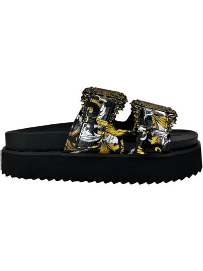 Versace Jeans Couture Sandals In Black
