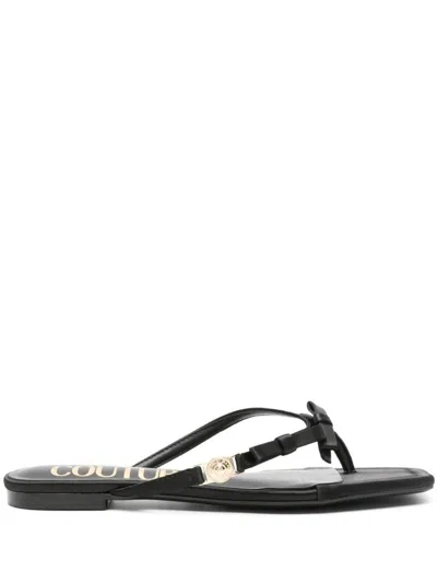Versace Jeans Couture Sandals In Black