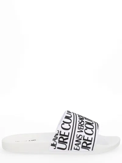 Versace Jeans Couture Sandals Bottom In White