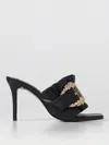 Versace Jeans Couture Emily Baroque Baroque Heeled Mules In Black