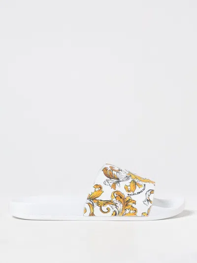 サンダル Versace Jeans Couture BAROCCOFLAGE PRINTED Slides Versace Jeans Couture Barocco-print Slides | Black | FARFETCH