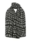 Versace Jeans Couture Scarf In Black