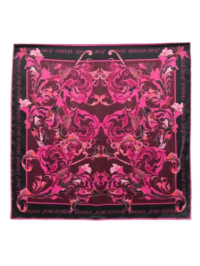 Versace Jeans Couture Scarf With Baroque Print