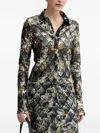 Versace Jeans Couture Sequin-embellished Blouse In Black