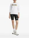 Versace Jeans Couture Sequin-embellished Sweatshirt In Gray