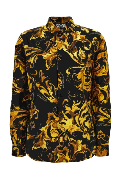 Versace Jeans Couture Shirt In Brown