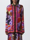 Versace Jeans Couture Shirt With Print In Multicolor
