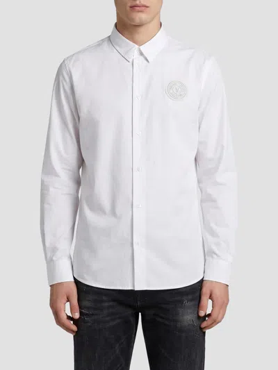 Versace Jeans Couture Shirt Men  In Brown