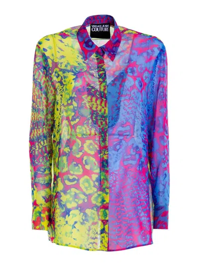 Versace Jeans Couture Shirt In Multicolour