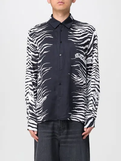 VERSACE JEANS COUTURE SHIRT VERSACE JEANS COUTURE MEN COLOR BLACK,G78943002