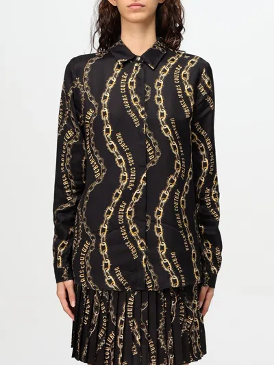 Versace Jeans Couture Shirt  Woman Color Black In Schwarz