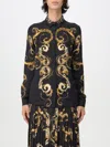 Versace Jeans Couture Shirt  Woman Color Black In Schwarz