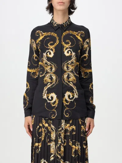 Versace Jeans Couture Shirt  Woman Color Black In Schwarz