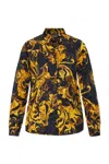 Versace Jeans Couture Shirt With Barocco Pattern In Multi