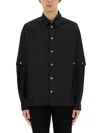 VERSACE JEANS COUTURE VERSACE JEANS COUTURE SHIRT WITH LOGO BUTTONS