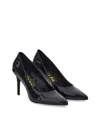 Versace Jeans Couture With Heel In Black