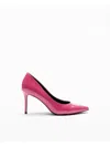 Versace Jeans Couture 90mm Faux-leather Pumps In Pink