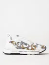 Versace Jeans Couture Barocco-print Sneakers In White