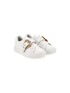 Versace Jeans Couture Jeans Couture Leather Logo Sneakers In White