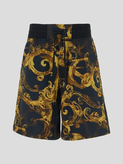 Versace Jeans Couture Short In Blackgold