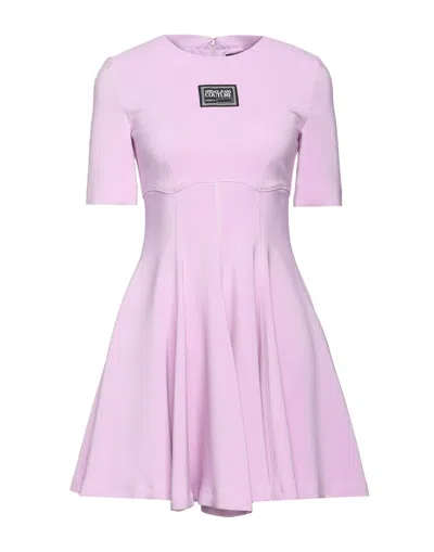 Versace Jeans Couture Short Dresses In Lilac