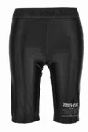 Versace Jeans Couture Cycling Shorts With Logo In Black