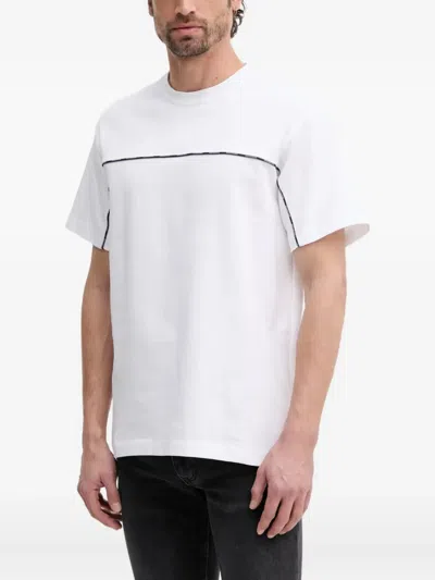 Versace Jeans Couture Short-sleeve Cotton T-shirt In White