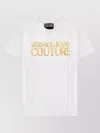 Versace Jeans Couture Short Sleeve Crew Neck Cotton T-shirt In White