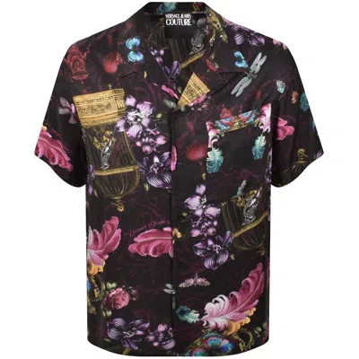 Versace Jeans Couture Short Sleeve Shirt Black