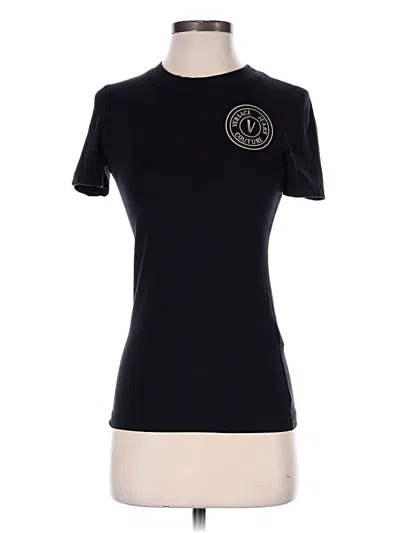 Pre-owned Versace Jeans Couture Short Sleeve T-shirt In Black
