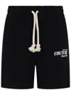 Versace Jeans Couture Drawstring Shorts In Black