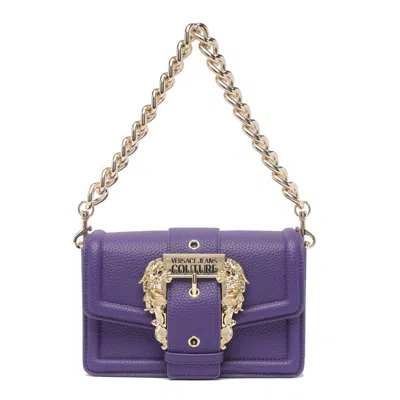 Versace Jeans Couture Shoulder Bag In Purple