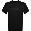 Versace Jeans Couture Silicon Patch T Shirt Black In Black