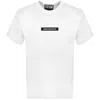 Versace Jeans Couture Silicon Patch T Shirt White In White