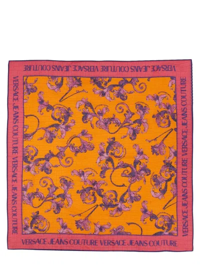 VERSACE JEANS COUTURE SILK SCARF