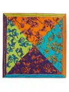 Versace Jeans Couture Colour-block Scarf In Multicolour