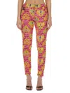 Versace Jeans Couture Skinny Fit Jeans In Multi