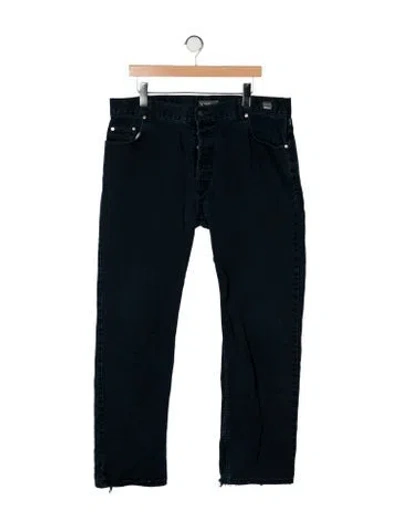 Pre-owned Versace Jeans Couture Skinny Jeans In Black