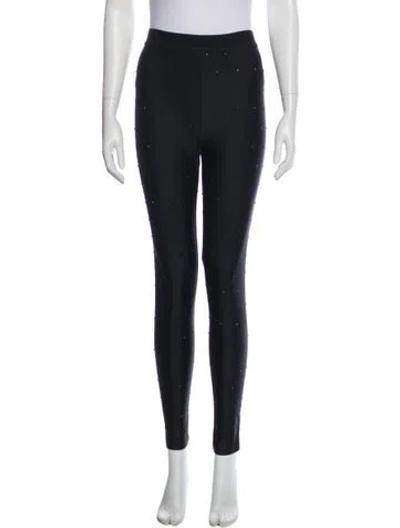 Pre-owned Versace Jeans Couture Skinny Leg Pants In Black