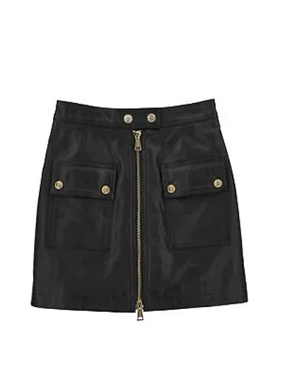 Pre-owned Versace Jeans Couture Skirt In Black