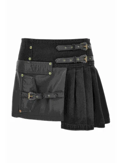 Versace Jeans Couture Skirt In Black