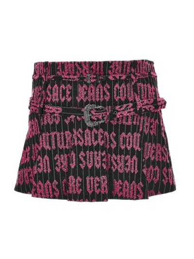 Versace Jeans Couture Skirt In Black